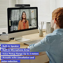 Load image into Gallery viewer, Conference Webcam Conference Speakerphone, USB Plug and Play, 1080P HD Webcam with Omnidirectional Microphone and Hi-Fi Speaker, Intelligent DSP Noise Reduction for Business Conference, Home Office
