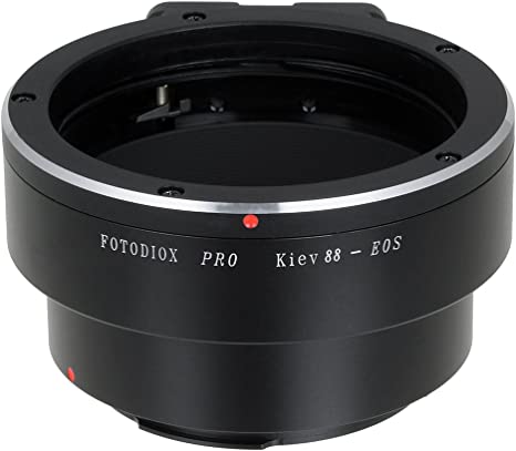 Fotodiox Pro Lens Mount Adapter - Kiev 88 Lens to Canon EOS (EF, EF-S) Camera System (Such as 7D, 60D, 5D Mark III and More)