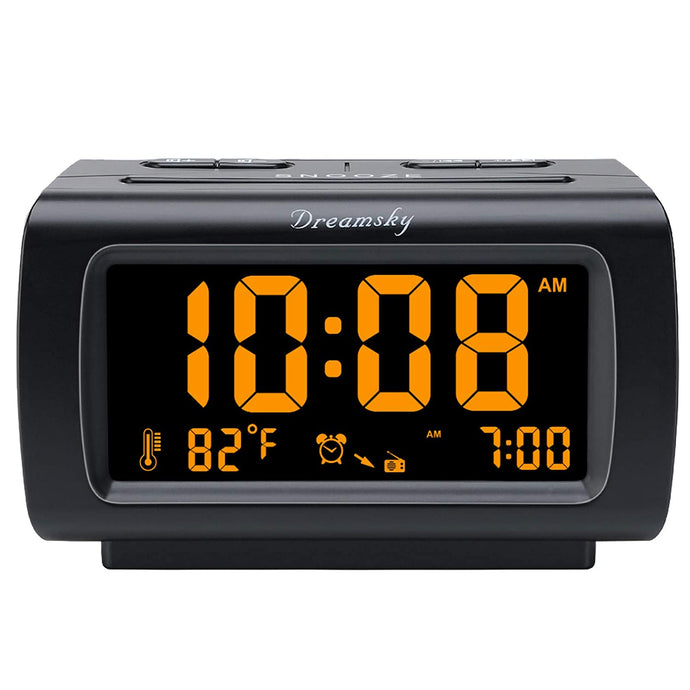 DreamSky Deluxe Alarm Clock Radio with FM Radio