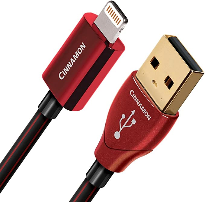 AudioQuest 0.75 m Cinnamon Lightning 0.75 m USB A Lightning Black