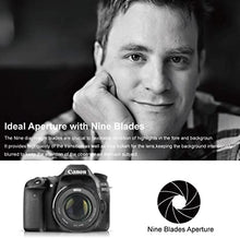 Load image into Gallery viewer, Meike 85mm f1.8 Large Aperture Full Frame Auto Focus Telephoto Lens for Canon EOS EF Mount Digital SLR Camera Compatible with APS C Bodies Such as 1D 5D3 5D4 6D 7D 70D 550D 80D

