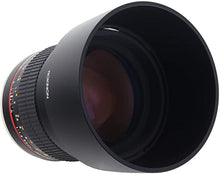 Load image into Gallery viewer, Rokinon 85M-C 85mm F1.4 Aspherical Fixed Lens for Canon (Black)
