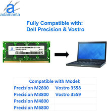 Load image into Gallery viewer, Adamanta 8GB (1x8GB) Laptop Memory Upgrade Compatible with Dell Alienware, Inspiron, Latitude, Optiplex, Precision, Vostro DDR3L 1600Mhz PC3L-12800 SODIMM 2Rx8 CL11 1.35v RAM P/N SNPN2M64C/8G A7022339
