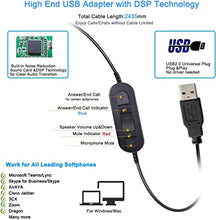 Load image into Gallery viewer, Emaiker Noise Cancelling USB Headphones with Microphone in-Line Controls for Drago Dictation, Over Ear PC Headphones for School Student On-Line Course Office Skype Call Zoom Microsoft Meeting
