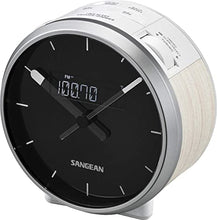 Load image into Gallery viewer, Sangean RCR-29WH AM/FM-RDS/Weather Alert/Aux-in / 23 Memory Pre-Sets Digital Tuning/Analog Clock Radio USB Phone Charging
