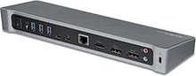 Load image into Gallery viewer, StarTech.com USB-C Dock - 4K Triple Monitor Laptop Docking Station with Dual DisplayPort &amp; HDMI - 100W Power Delivery - USB-C, 4x USB-A Hub - USB 3.1 Gen 1 Type-C Dock - Windows &amp; MacBook (DK30CH2DEP)
