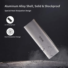 Load image into Gallery viewer, SSK 512G Portable External SSD,USB3.1 Gen2?6Gbps? Ultra Speed External Solid State Drive USB-C Mini External SSD with 550MB/s Data Transfer for Laptop, Typc C Phones and More
