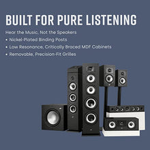 Load image into Gallery viewer, Polk Monitor XT15 Pair of Bookshelf or Surround Speakers - Hi-Res Audio Certified, Dolby Atmos &amp; DTS:X Compatible, 1" Terylene Tweeter &amp; 5.25" Dynamically Balanced Woofer, Midnight Black
