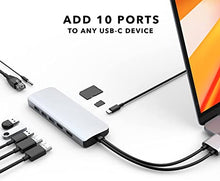 Load image into Gallery viewer, MacBook Pro Docking Station, HyperDrive 10-in-2 USB C Dock, Dual Monitor HDMI 4K@60Hz, 60W USBC Power Delivery, Gigabit Ethernet, Dual USB-C Hub Adapter for M1 MacBook Pro Air, Chromebook, Sliver
