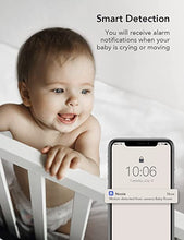 Load image into Gallery viewer, Nooie Baby Monitor with Camera and Audio 1080P Night Vision Motion and Sound Detection 2.4G WiFi Home Security Camera for Baby Nanny Elderly and Pet Monitoring, Works with Alexa
