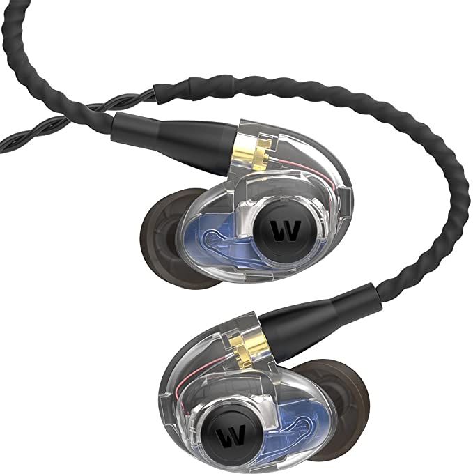 Westone AM Pro 20 Dual-Driver Universal-Fit In-Ear Musicians’ Monitors with SLED Technology and Removable Twisted MMCX Audio Cable