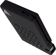 Load image into Gallery viewer, Apricorn 500GB Aegis Padlock USB 3.0 256-bit AES XTS Hardware Encrypted Portable External Hard Drive (A25-3PL256-500)
