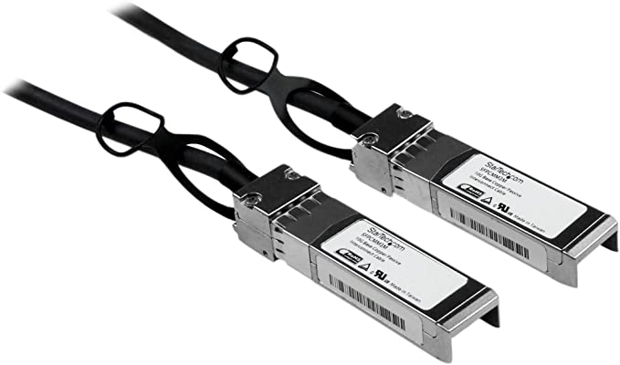 StarTech.com Cisco SFP-H10GB-CU3M Compatible 3m 10G SFP+ to SFP+ Direct Attach Cable Twinax - 10GbE SFP+ Copper DAC 10 Gbps Low Power Passive Transceiver Module DAC Firepower ASR920 (SFPCMM3M)