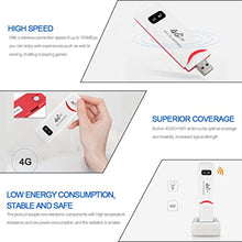 Load image into Gallery viewer, Zopsc Portable Smart Router 4G WiFi Modem LTE USB 100Mbps Network Adapter Wireless WiFi Hotspot Router, Modem Stick Support WC, Plug and Play, Support 32GB TF Memory Card Expansion
