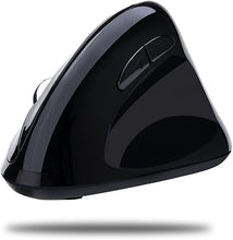 Load image into Gallery viewer, Adesso Imouse E30-2.4GHz Wireless Ergonomic Vertical Right-Handed Mouse, Black
