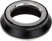 Load image into Gallery viewer, Fotodiox Pro Lens Mount Adapter Olympus Zuiko (OM) 35mm SLR Lens to G-Mount GFX Mirrorless Camera
