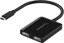 Load image into Gallery viewer, Sabrent USB Type-C Dual HDMI Adapter [Supports Up to Two 4K 30Hz Monitors, Compatible with Windows Systems Only] (DA-UCDH)
