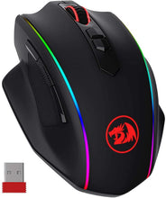 Load image into Gallery viewer, Redragon M686 Wireless Gaming Mouse, 16000 DPI Wired/Wireless Gamer Mouse with Professional Sensor, 45-Hour Durable Power Capacity, Customizable Macro and RGB Backlight for PC/Mac/Laptop
