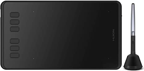 HUION Inspiroy H640P Graphics Drawing Tablet with Battery-Free Stylus 8192 Pressure Sensitivity 6 Customized Hot Keys, Digital Pen Tablet for Mac, Windows PC and Android