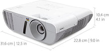 Load image into Gallery viewer, ViewSonic 3200 Lumens Full HD 1080p Shorter Throw Home Theater Projector with 3D DLP and HDMI, Stream Netflix with Dongle (PJD7828HDL)
