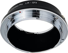 Load image into Gallery viewer, Fotodiox Pro Lens Mount Adapter Leica R SLR Lens to G-Mount GFX Mirrorless Camera
