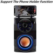 Load image into Gallery viewer, Bluetooth Speakers, Portable Wireless Speaker with Subwoofer Heavy Bass, 2 Loud Speaker, LED Lights, FM Radio, Remote Control, MP3 Player Powerful Speaker Suitable for Travel, Indoor and Outdoor
