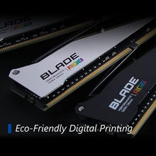 Load image into Gallery viewer, OLOy DDR4 RAM 32GB (2x16GB) Blade Aura Sync RGB 3600 MHz CL18 1.35V 288-Pin Desktop Gaming UDIMM (MD4U1636181BRWDE)
