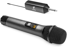 Load image into Gallery viewer, Wireless Microphone, TONOR UHF Metal Cordless Handheld Mic System with Rechargeable Receiver, for Karaoke, Singing, Party, Wedding, DJ, Speech, 200ft (TW-620)
