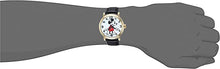 Load image into Gallery viewer, Disney Men&#39;s Mickey Mouse Analog-Quartz Watch with Leather-Synthetic Strap, Black, 21.2 (Model: WDS000611)
