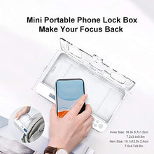 Load image into Gallery viewer, ySky Portable Phone Timer Lock Box for iPhone Serials and Android Phones, Self-Control Timer Locker to Help Kids,Students, Adults Focus Back,Prevent Excessive Games, Mobile Phone Addiction(New)
