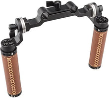 Load image into Gallery viewer, CAMVATE Rosette Standard Accessory Handgrips for 15mm Rod Clamp Railblock DSLR Handle Shoulder Rig(Leather Grip)
