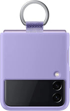 Load image into Gallery viewer, Samsung Electronics Galaxy Z Flip 3 Phone Case, Silicone Protective Cover with Ring, Heavy Duty, Shockproof Smartphone Protector, US Version, Lavender,EF-PF711TVEGUS
