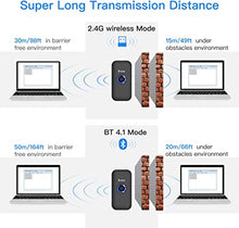 Load image into Gallery viewer, Eyoyo Mini 1D Bluetooth Barcode Scanner, 3-in-1 Bluetooth &amp; USB Wired &amp; 2.4G Wireless Barcode Reader Portable Bar Code Scanning Work with Windows, Android, iOS, Tablets or Computers
