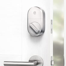 Load image into Gallery viewer, August Smart Lock + Connect Wi-Fi Bridge, Satin Nickel, Works with Alexa, Keyless Home Entry from Anywhere
