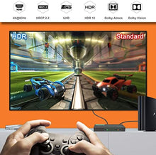 Load image into Gallery viewer, (Newest Version) 4K@60Hz HDMI Switch, SkycropHD 5 Port HDMI 2.0 Switcher with Remote Support Auto Switch, HDR10, Dolby Vision, Dolby Atmos, 18Gbps, CEC
