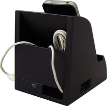 Load image into Gallery viewer, Victor PH600 Smart Charge Pencil Cup, Tablet Holder, Kindle Holder, with USB Hub , Black
