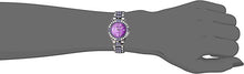 Load image into Gallery viewer, Armitron Women&#39;s 75/3689VMDG Purple Genuine Crystal-Accented Gunmetal Bracelet Watch
