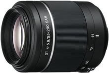 Load image into Gallery viewer, Sony 55-200mm f/4-5.6 SAM DT Telephoto Zoom Lens for Sony Alpha Digital SLR Cameras
