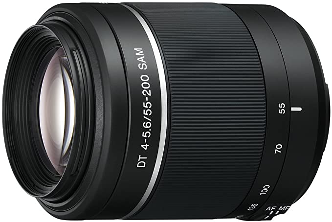 Sony 55-200mm f/4-5.6 SAM DT Telephoto Zoom Lens for Sony Alpha Digital SLR Cameras