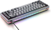 Load image into Gallery viewer, Drop ALT High-Profile Mechanical Keyboard — 65% (67 Key) Gaming Keyboard, Hot-Swap Switches, Programmable Macros, RGB LED Backlighting, USB-C, Doubleshot PBT, Aluminum Frame (Halo True, Gray)
