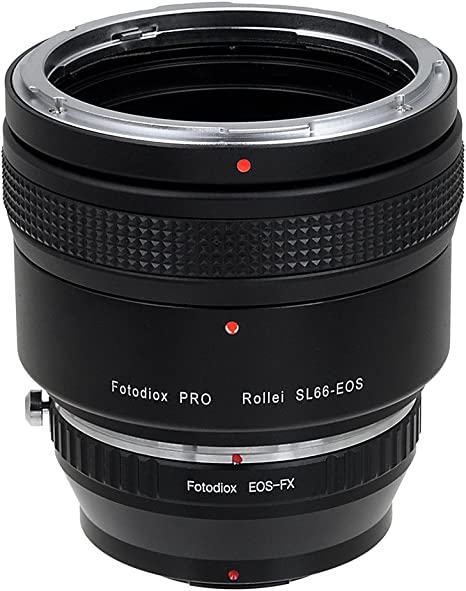 Fotodiox Pro Lens Mount Adapters, Rolleiflex SL66 (Rollei SL66E, SL66X, SL66SE) Series Lenses to Fujifilm X-Series Mirrorless Camera Adapter