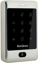 Load image into Gallery viewer, Retekess T-AC01 Wiegand Keypad,Door Access Control System,Touch Keypad RFID,8000 User,Garage Keyless Entry Pad,Security Access Control Exit Button
