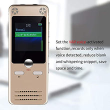 Load image into Gallery viewer, Digital Voice Recorder Mini Digital Sound Audio Recorder Dictaphone with Dual USB for Lectures, Meetings, Class. Rechargeable, 15 Hours Continuous
