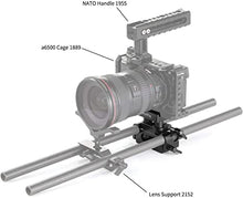 Load image into Gallery viewer, SMALLRIG Universal 15mm Rail Support System with 15mm Rod Clamp and Quick Release Plate - 2272

