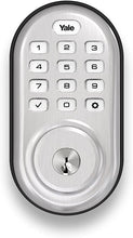 Load image into Gallery viewer, Yale Assure Lock with Z-Wave - Smart Keypad Deadbolt - Works with Ring Alarm, Samsung SmartThings, Wink and More (Hub required, sold separately) - Satin Nickel
