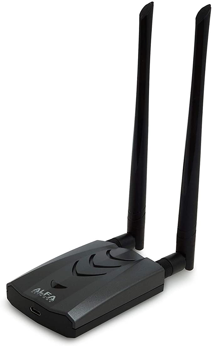 ?New Version Type-C WiFi USB? ALFA AWUS036ACH ?Type-C? Long-Range Dual-Band AC1200 Wireless USB Wi-Fi Adapter w/2x 5dBi External Antennas – 2.4GHz 300Mbps/5GHz 867Mbps – 802.11ac & A, B, G, N
