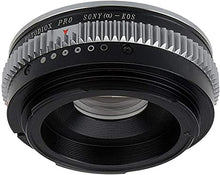 Load image into Gallery viewer, Fotodiox Pro Lens Mount Adapter Compatible with Sony Alpha A-Mount (and Minolta AF) DSLR Lens to Canon EOS (EF/EF-S) Mount DSLR Camera Body - with Aperture Control and Gen10 Focus Confirmation Chip
