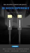 Load image into Gallery viewer, LinkinPerk Fiber Optic HDMI Cable 4K 60Hz,Fiber HDMI Cable 2.0 Supports (18Gbps 4:4:4, Dolby Vision, HDR10, eARC, HDCP2.2) Suitable for TV LCD Laptop PS3 PS4 Projector Computer,Cable HDMI (164ft)
