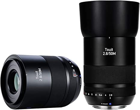 Zeiss Touit 2.8/50M Macro Camera Lens for Fujifilm X-Mount Mirrorless Cameras, Black