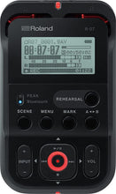 Load image into Gallery viewer, Roland R-07 High-Resolution Handheld Audio Recorder, Black
